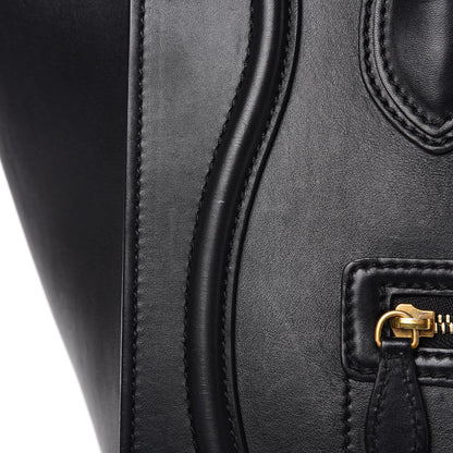 Celine Smooth Calfskin Mini Luggage Black 15 of 21