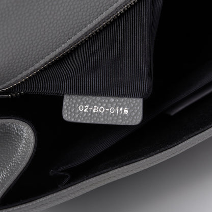 Christian Dior Grained Calfskin Medium Diorama Flap Bag Gris 9 of 13