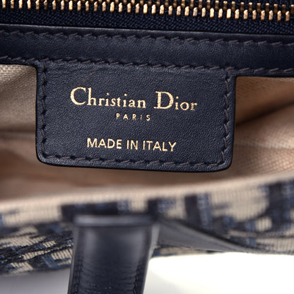 Christian Dior Oblique Saddle Bag Blue 6 of 9