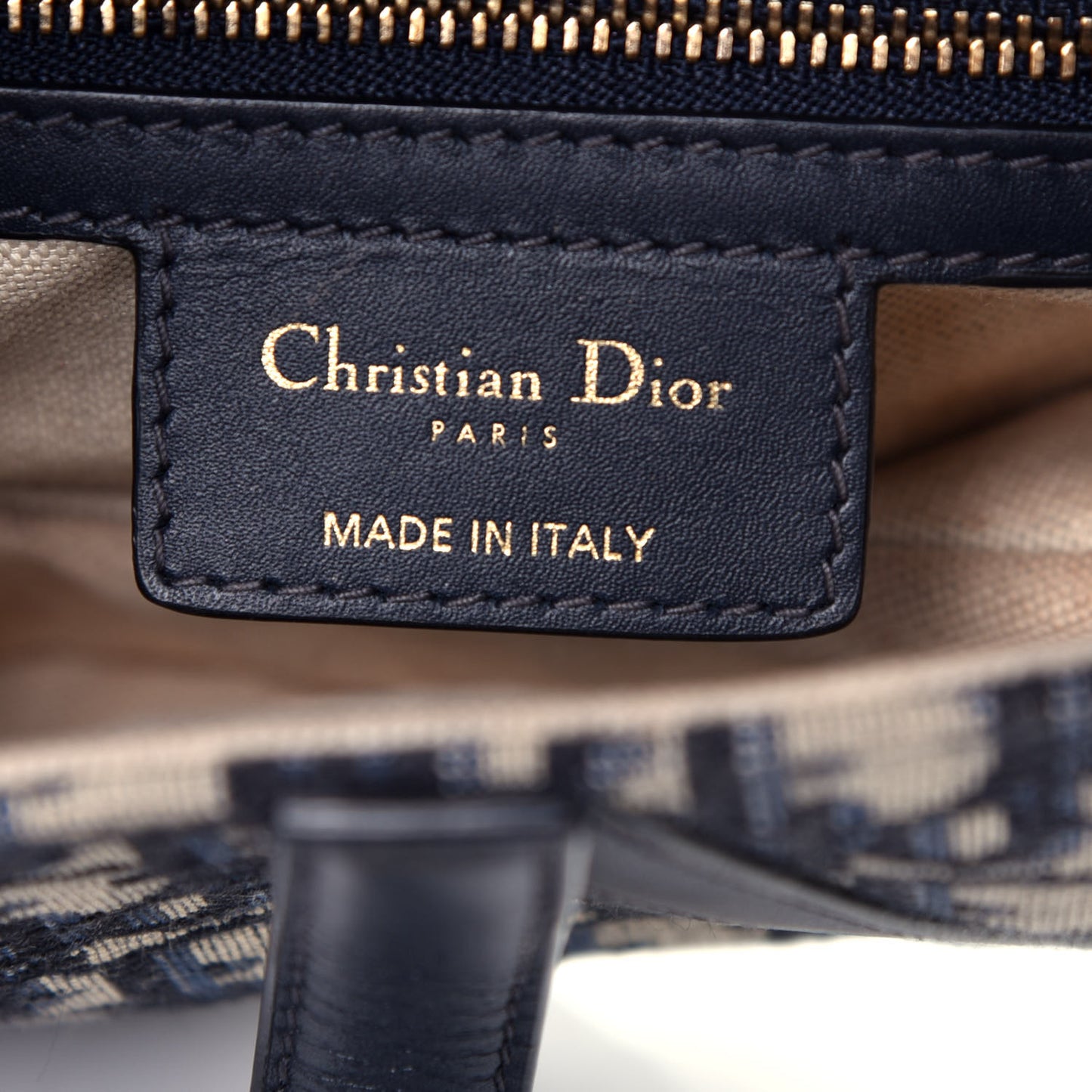 Oblique Saddle Bag Blue