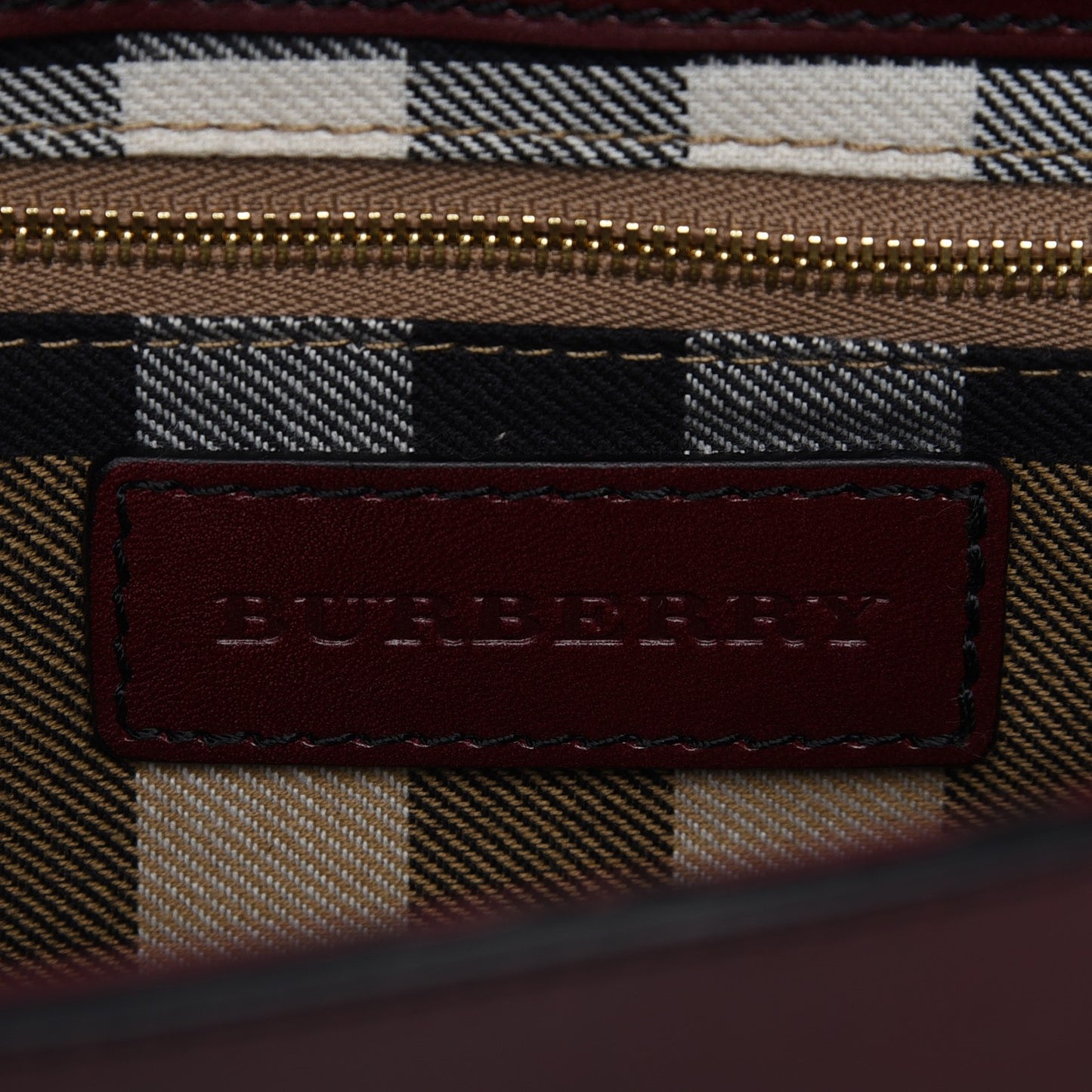 Bridle Calfskin Katherine Crossbody Clutch Red Claret