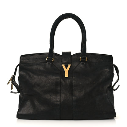 Saint Laurent Sheepskin Large Cabas ChYc Black 1 of 12