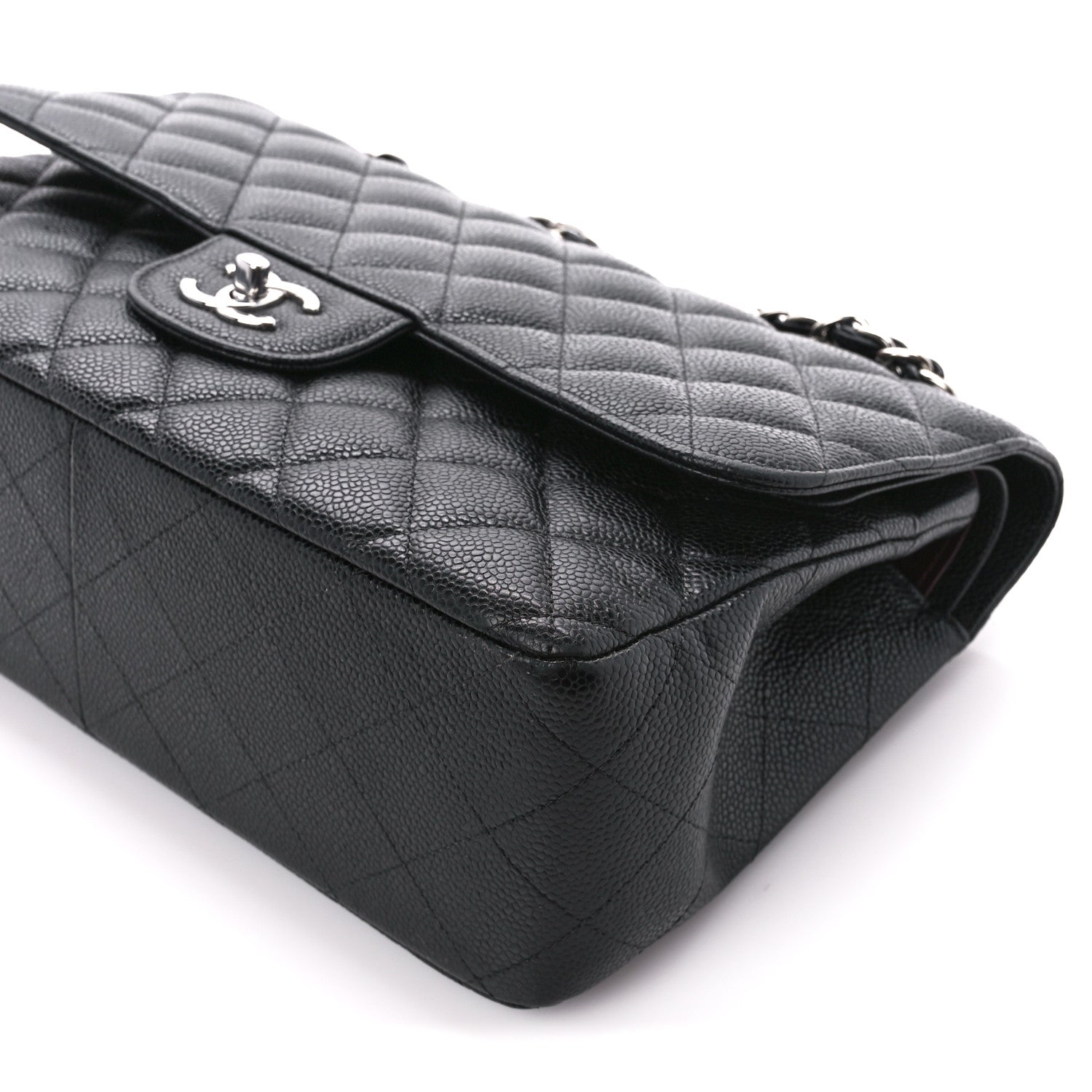 Chanel Caviar Quilted Jumbo Double Flap Black 11 of 11