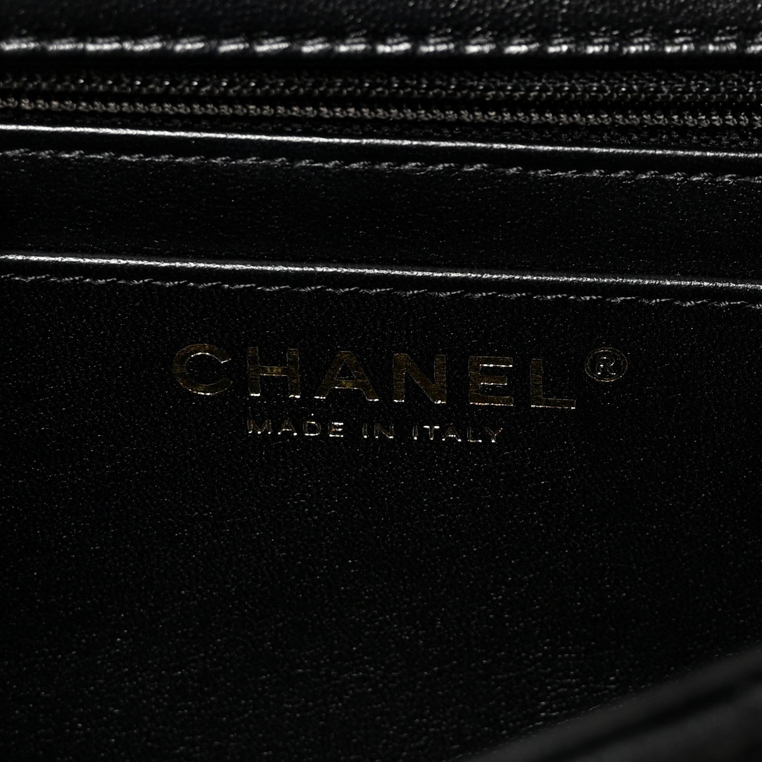 Chanel Lambskin Quilted Small Strass On Top Flap Bag Black 6 of 11