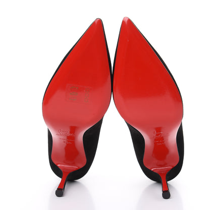 Christian Louboutin Veau Velours Decoltish 85 Pumps 36.5 Black 5 of 8