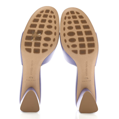 Bottega Veneta Vienna Calfskin The Band Mule Sandals 40.5 Lavender 5 of 7