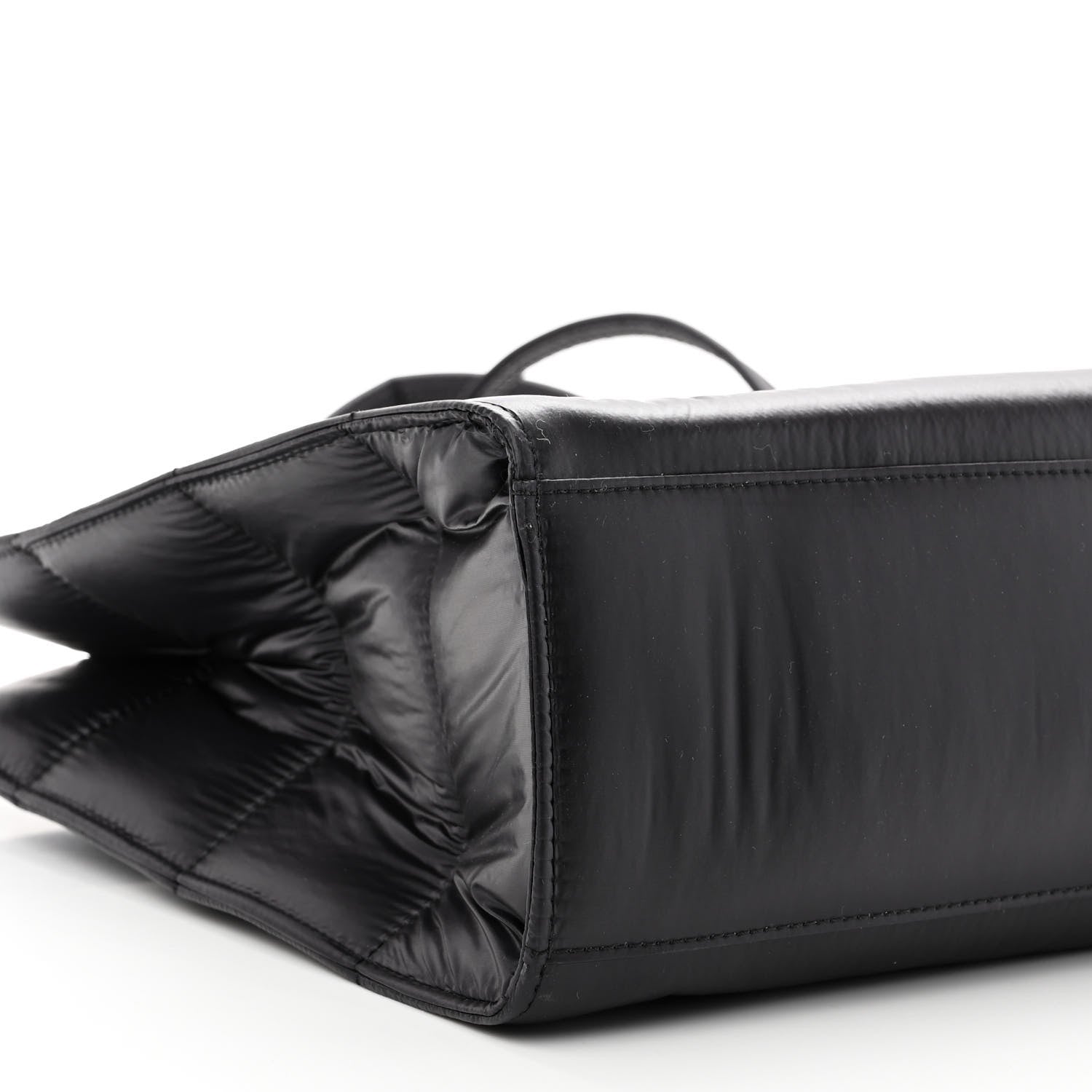 Telfar Nylon Medium Puff Shopping Bag Black 8 of 11