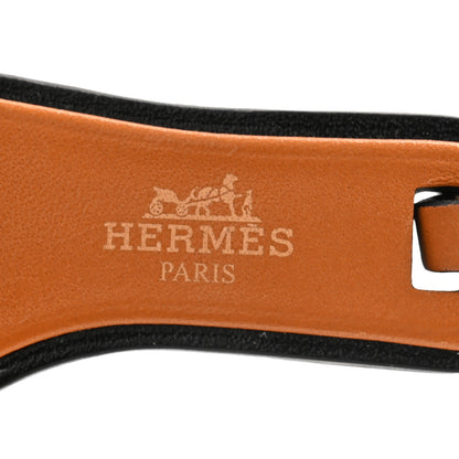 Hermes Epsom Butler Calfskin Hunter Oran Nano Bag Charm Black 3 of 4