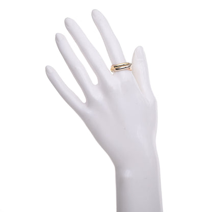 Cartier 18K Pink Yellow White Gold Classic Les Must De Trinity Ring 56 7.5 2 of 6