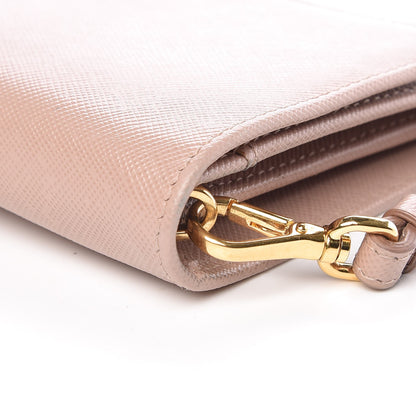 Prada Saffiano Metal Wristlet Cammeo 12 of 12