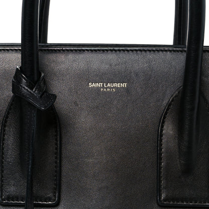 Saint Laurent Smooth Calfskin Small Sac De Jour Black 8 of 13