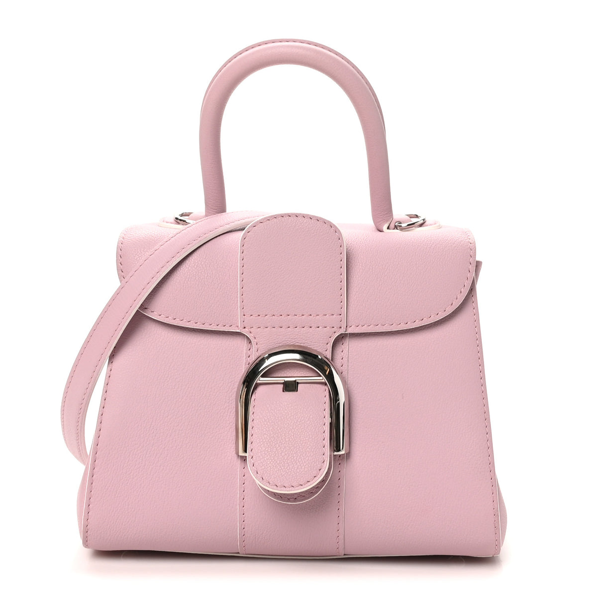 Delvaux Grained Calfskin Mini Brillant Satchel Nakuru 1 of 9