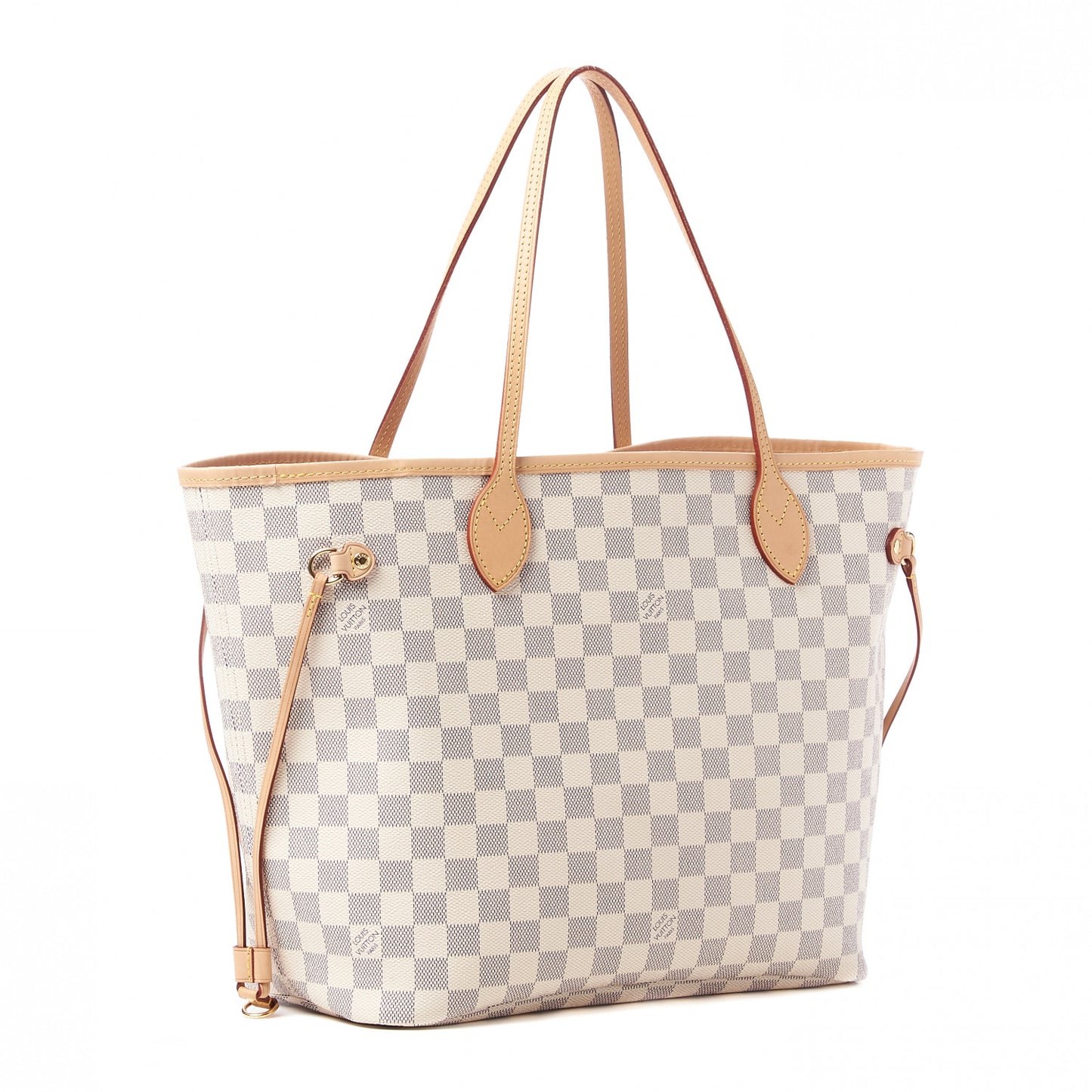 Damier Azur Neo Neverfull MM Rose Ballerine