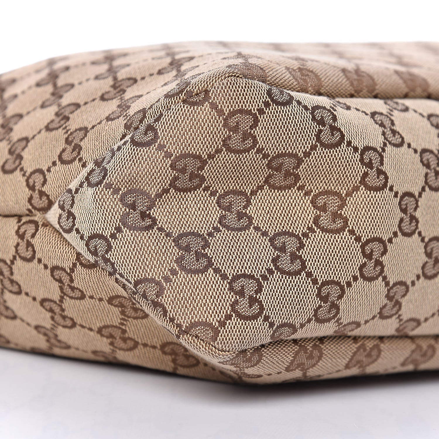 Gucci Monogram Medium Horsebit Chain Hobo Dark Brown 8 of 10