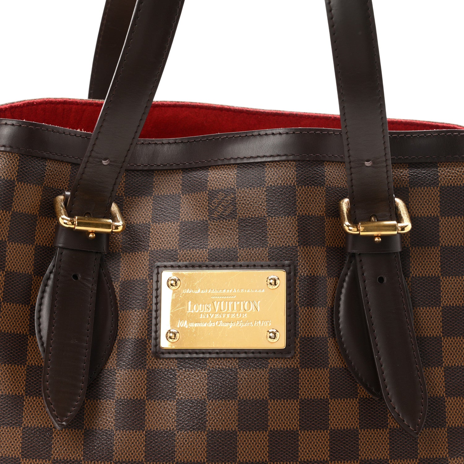 Louis Vuitton Damier Ebene Hampstead MM 7 of 10