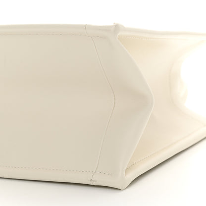 Christian Dior Calfskin Macro Cannage Small Book Tote Latte 10 of 11