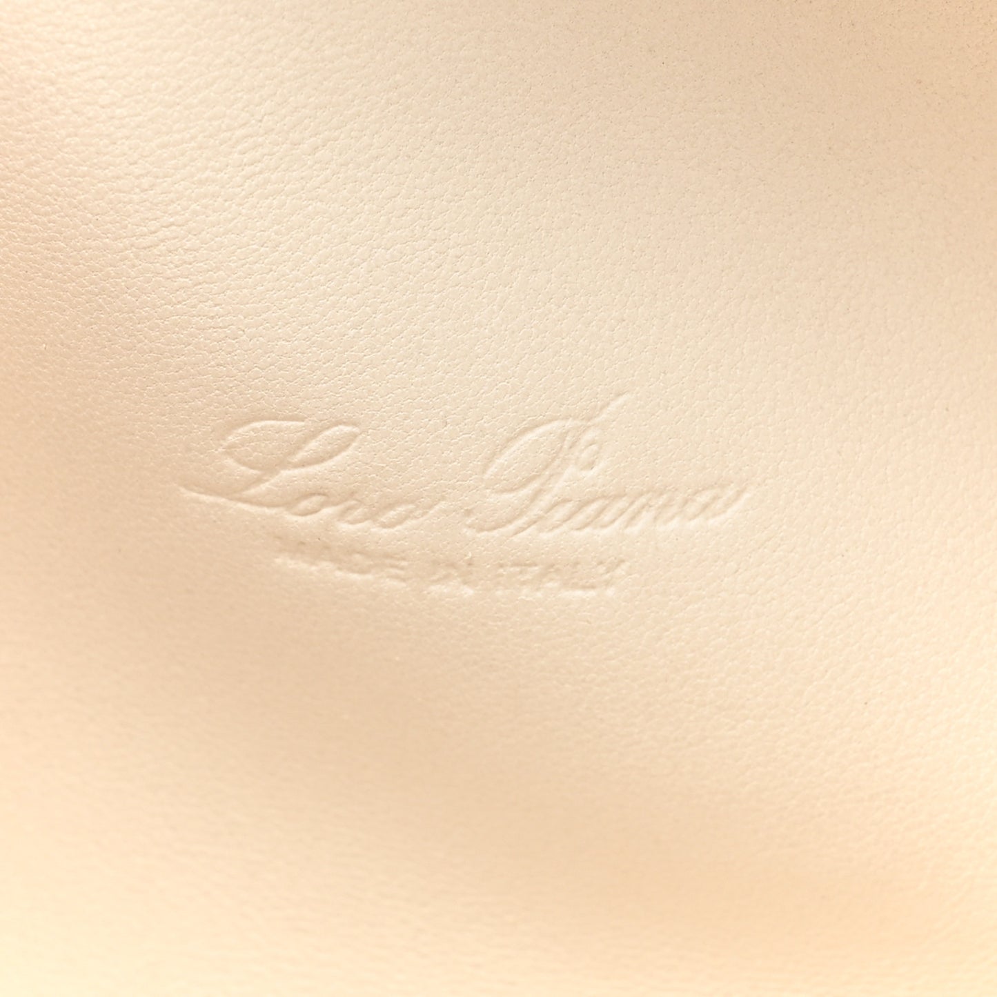 Grained Calfskin L19 Extra Pocket Pouch Whisper White