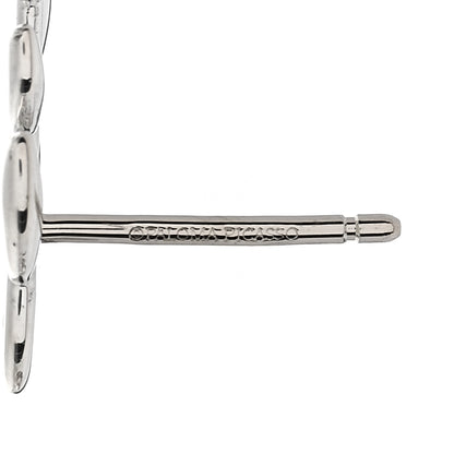 Tiffany Sterling Silver Paloma Picasso Olive Leaf Climber Earrings 4 of 5