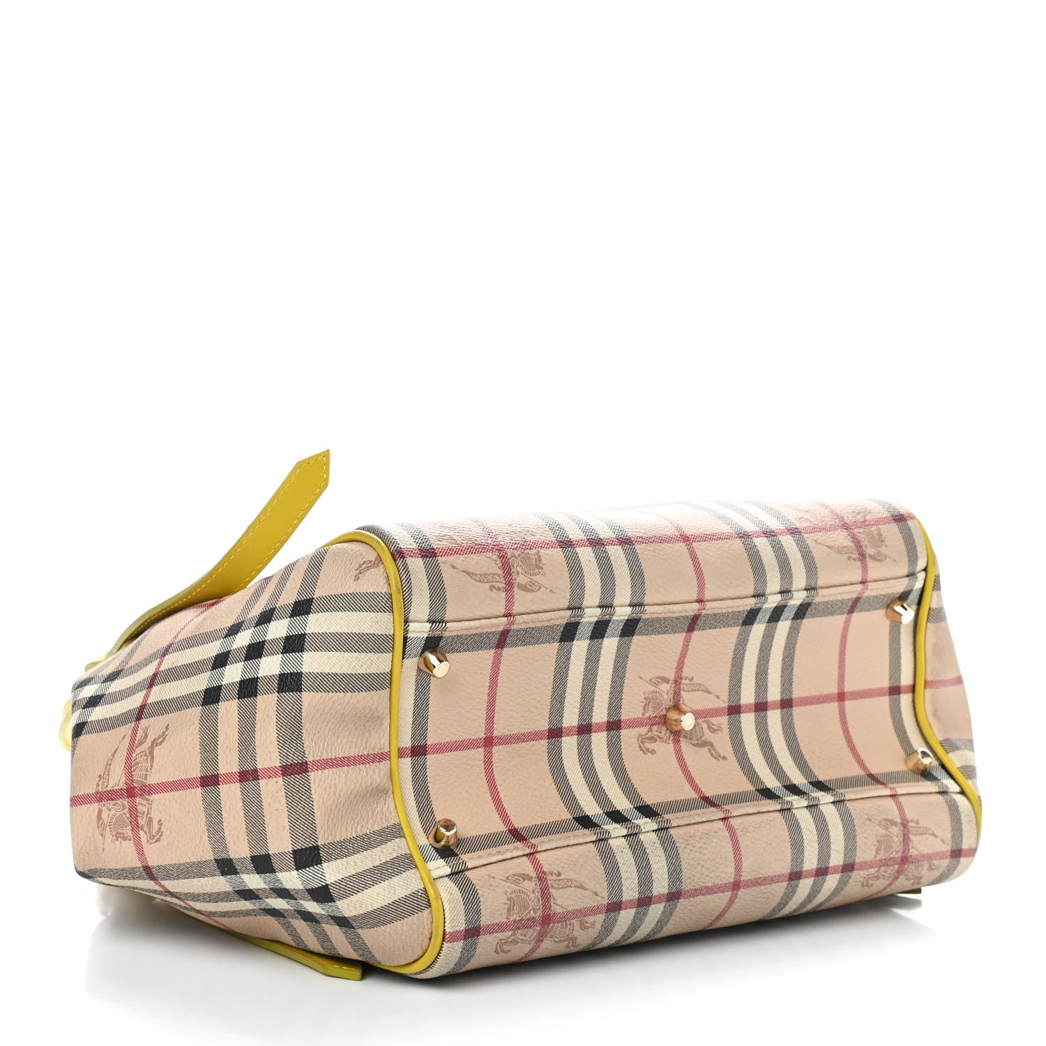 Burberry House Check Small Canterbury Tote Yellow 4 of 8