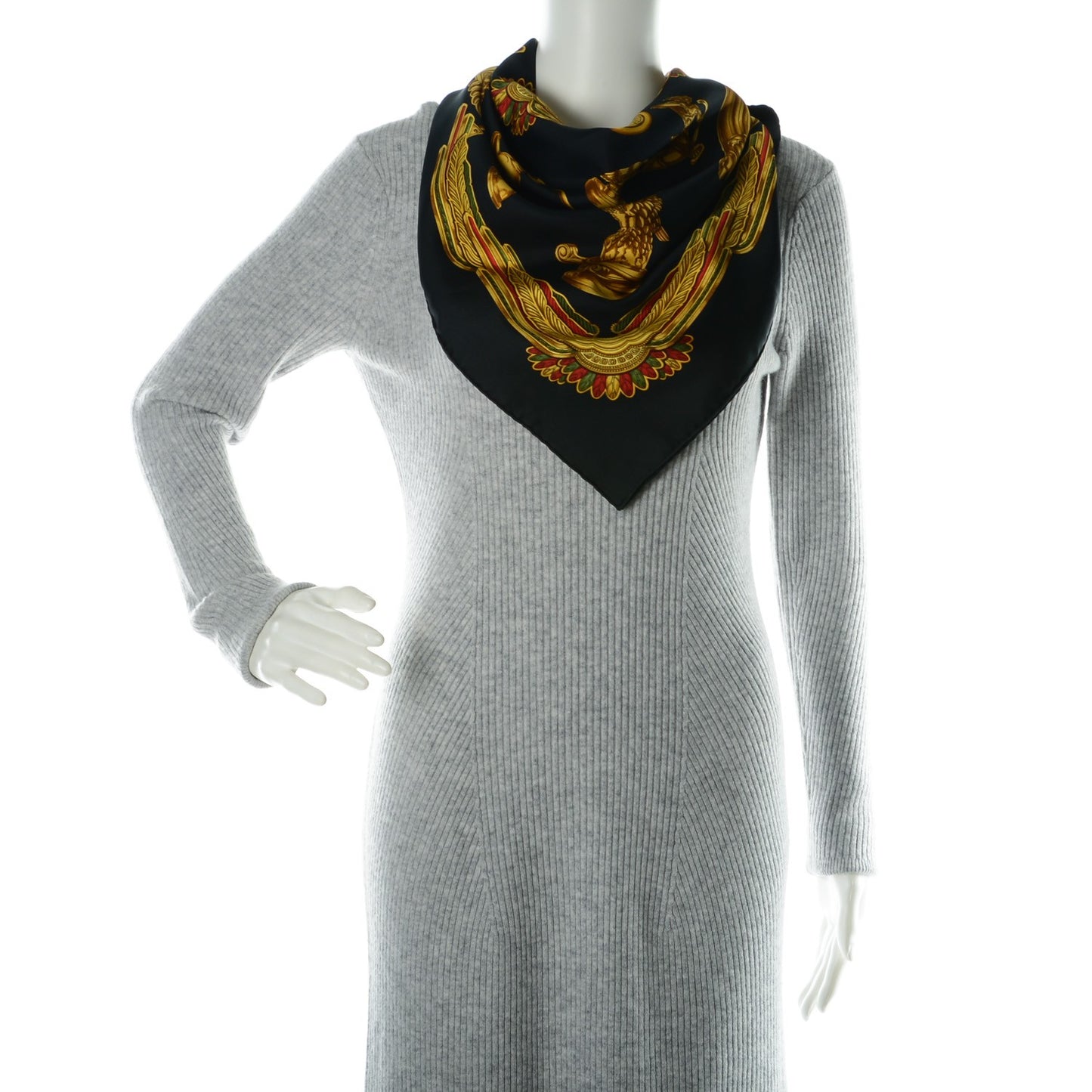 Silk Les Parures Du Vent Scarf 90 Black