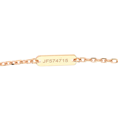 Van Cleef & Arpels 18K Rose Gold Gray Mother of Pearl Vintage Alhambra Pendant Necklace 4 of 6