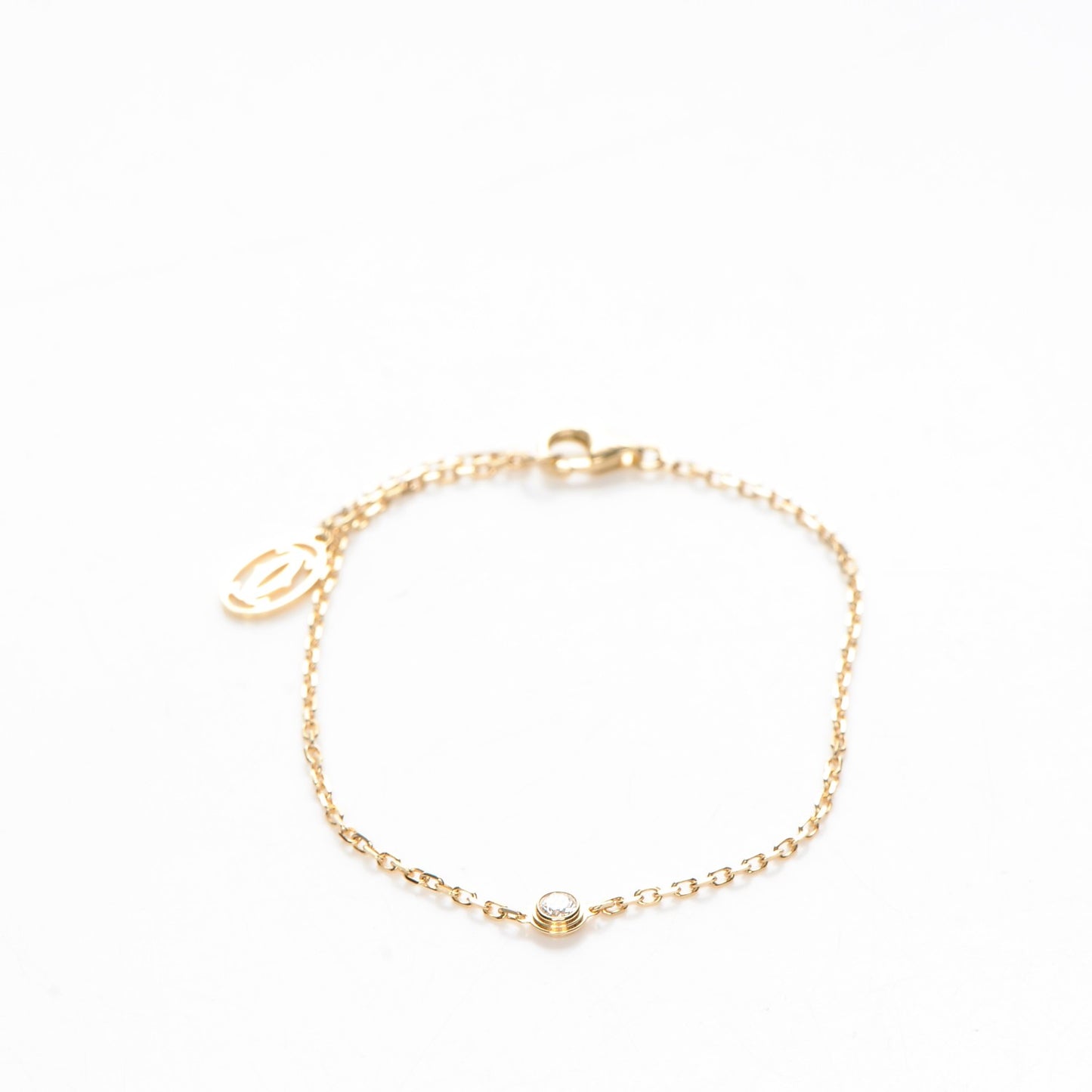 18K Yellow Gold Diamond SM D'Amour Bracelet