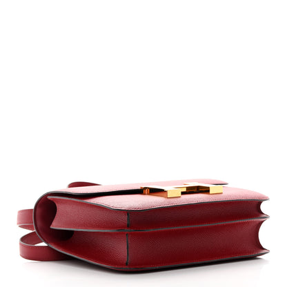 Hermes Epsom Constance 24 Rouge Grenat 4 of 17
