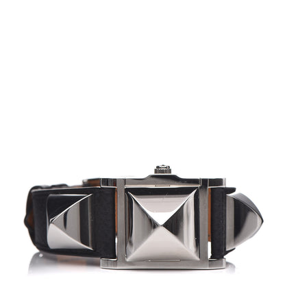 Hermes Stainless Steel Epsom 23mm Medor Quartz Watch Noir 4 of 10