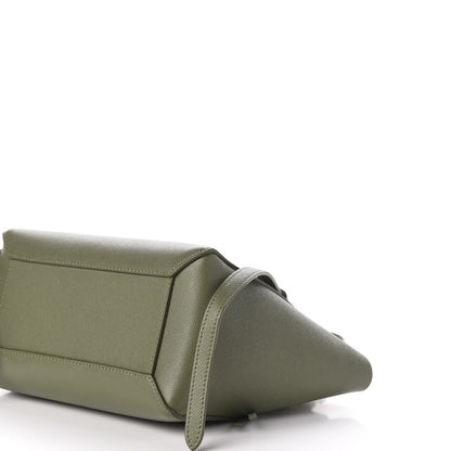 Celine Grained Calfskin Micro Belt Bag Army Green 9 of 10
