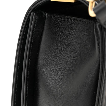 Chanel Calfskin Quilted New Medium Boy Flap Black 12 of 14