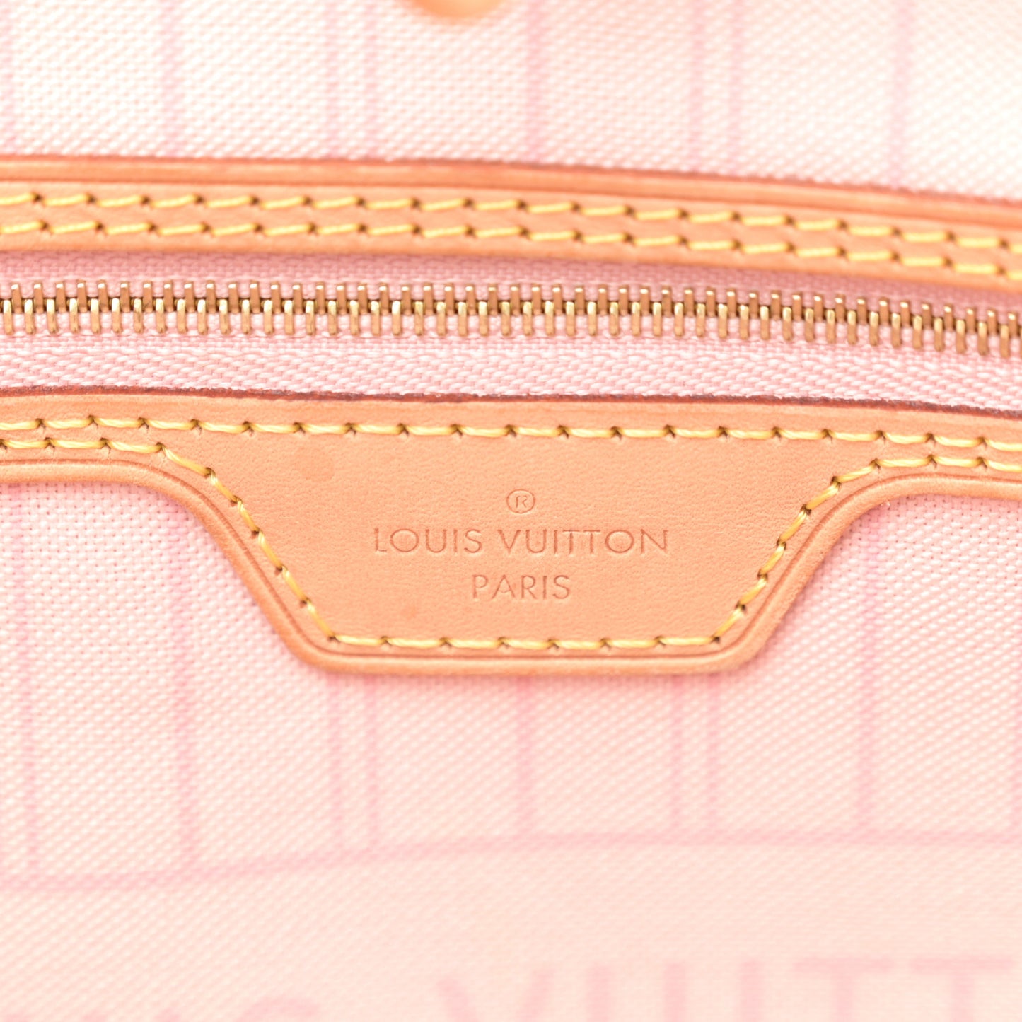 Damier Azur Neo Neverfull MM Rose Ballerine