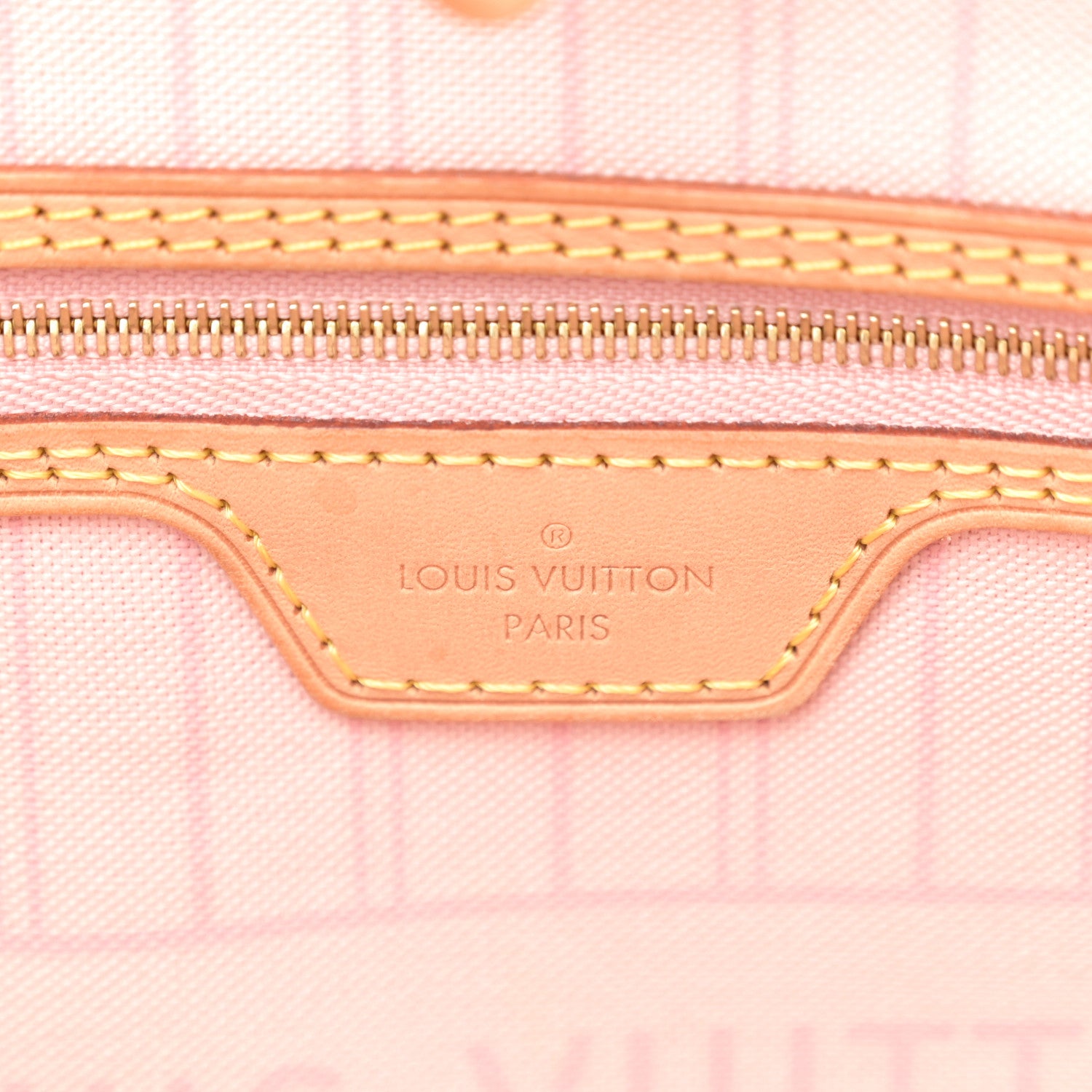 Louis Vuitton Damier Azur Neo Neverfull MM Rose Ballerine 7 of 17