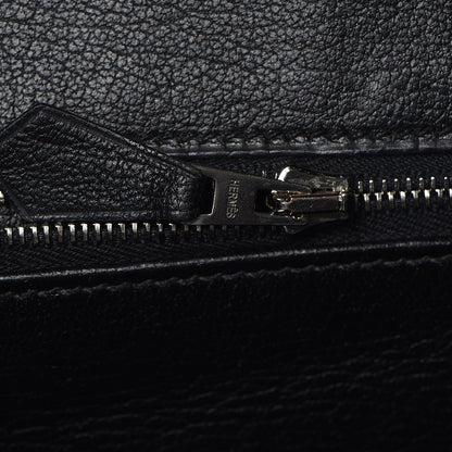 Hermes Lizard Birkin 25 Black 36 of 50