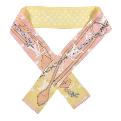 Louis Vuitton Silk Monogram Gradient By The Pool Bandeau Pink 1 of 4