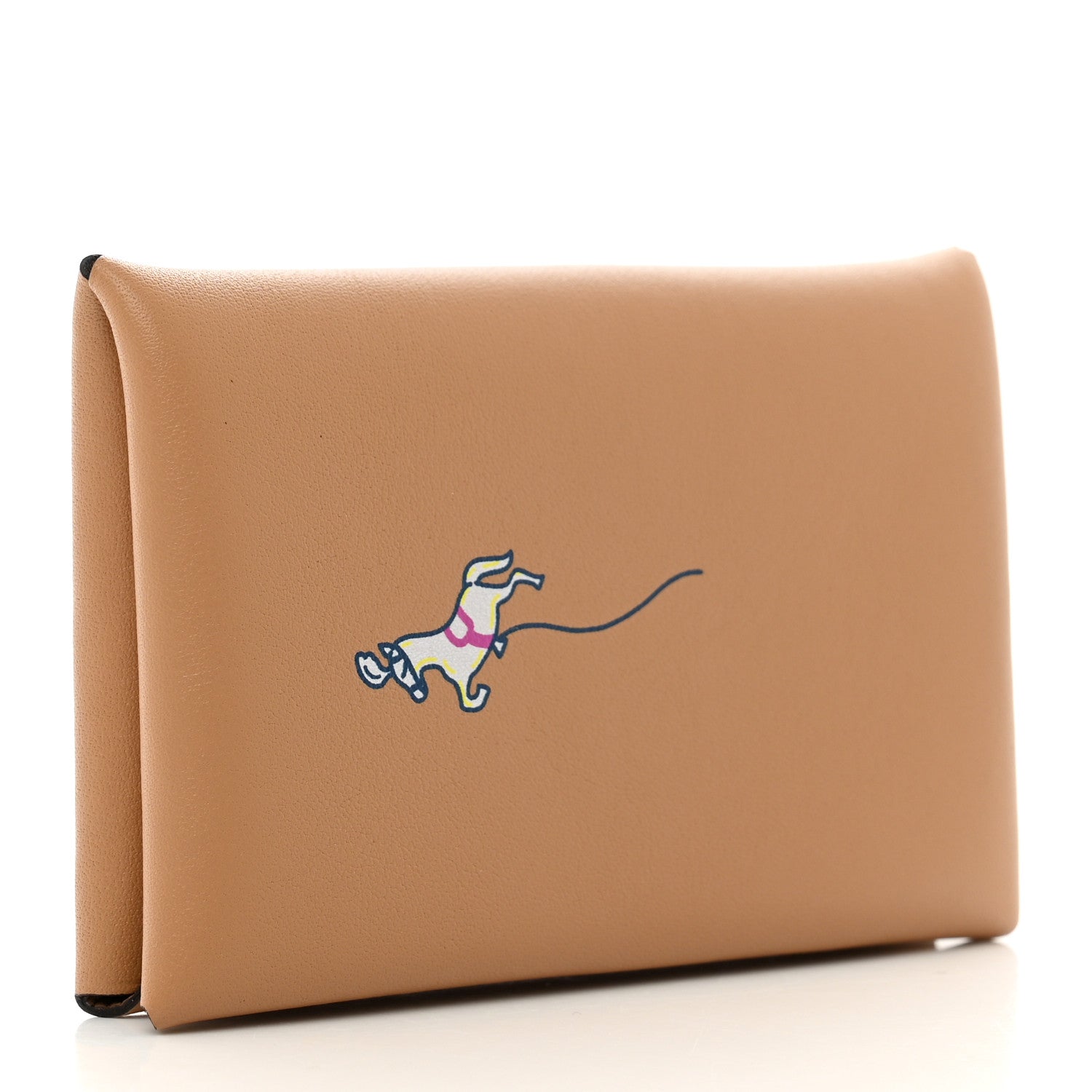 Hermes Swift Jockey Calvi Duo Card Case Chai 3 of 7