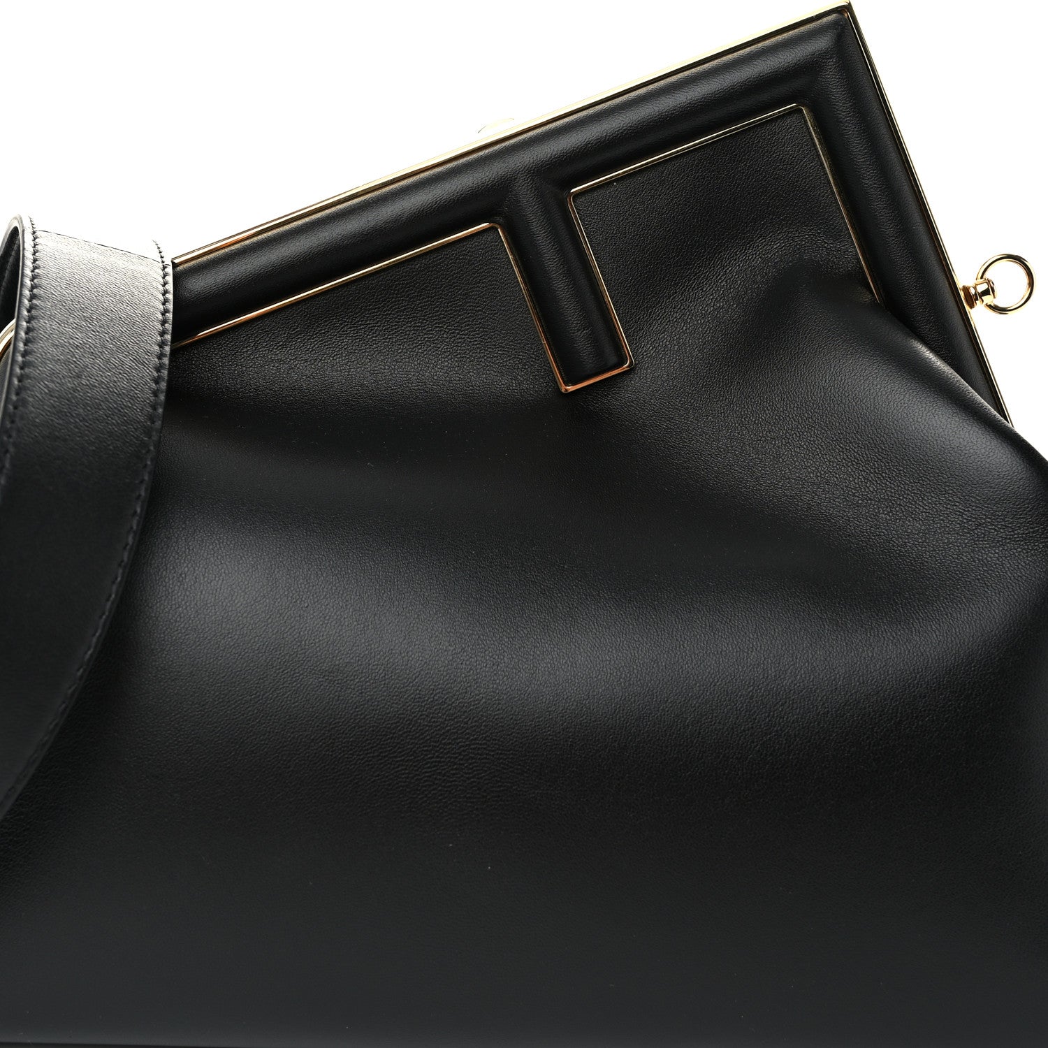 Fendi Shiny Nappa Medium Fendi First Black 8 of 10