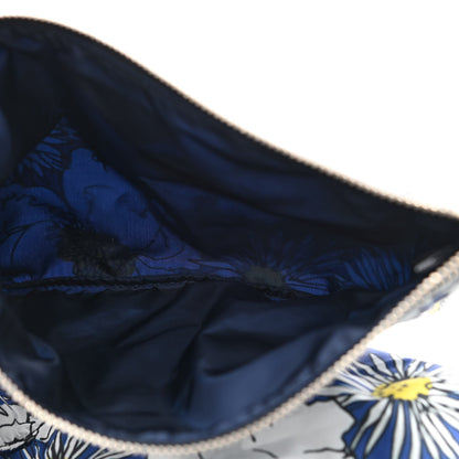 Prada Tessuto Nylon Floral Print BYOBag Shopping Tote Bluette 7 of 13
