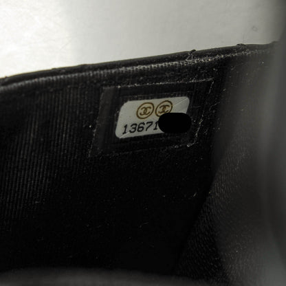 Chanel Lambskin Quilted Wallet On Chain WOC Black 8 of 9