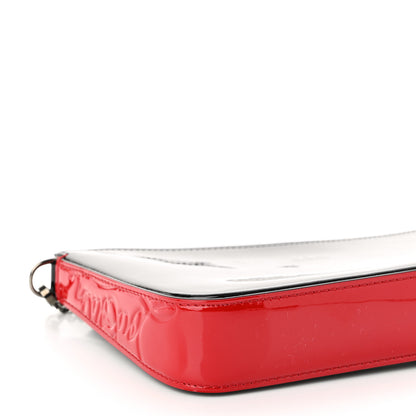 Christian Louboutin Patent Loubila Chain Clutch Black 8 of 9