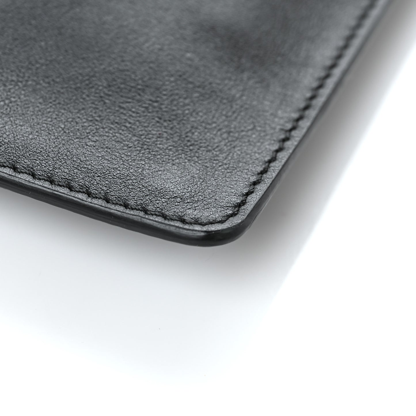 Vitello Studded Always Zip Pouch Black
