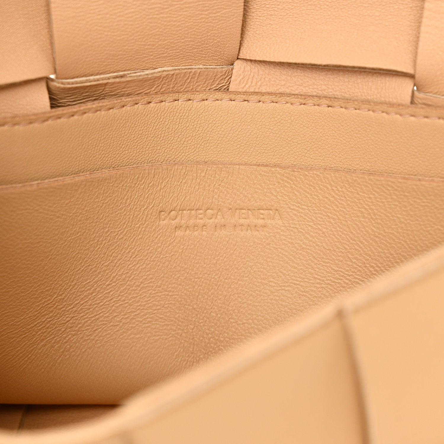 Bottega Veneta Nappa Maxi Intreccio The Belt Cassette Bag Almond 6 of 13