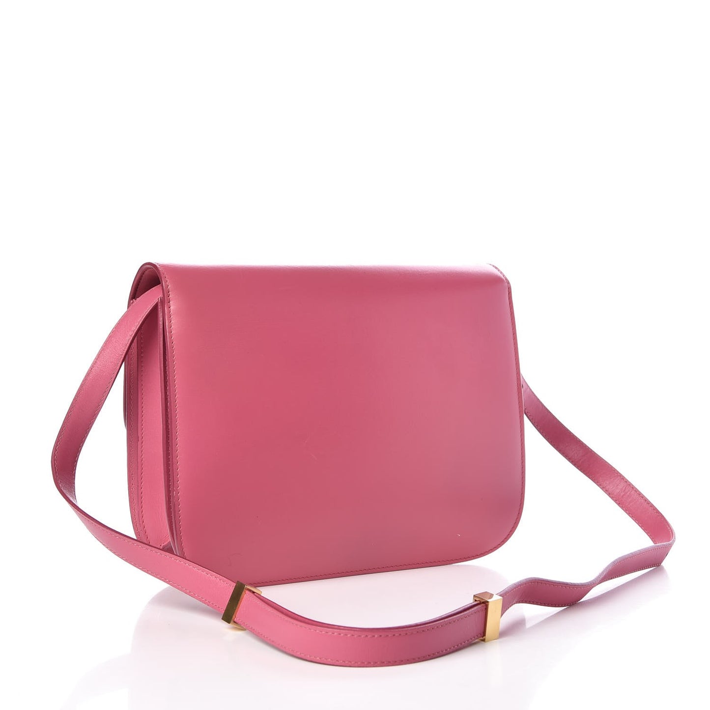 Smooth Calfskin Medium Classic Box Flap Bag Pink