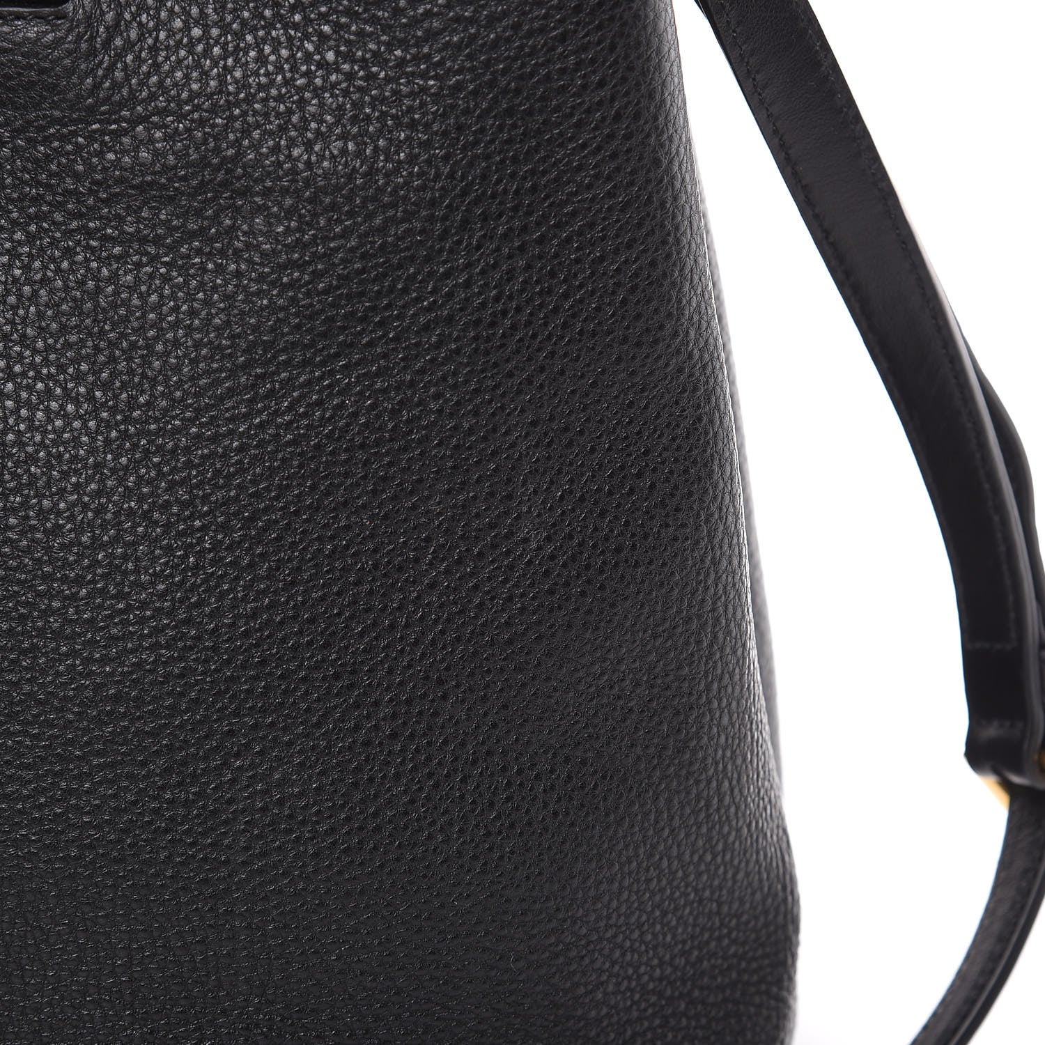 Prada Vitello Daino Top Handle Tote Black 10 of 10