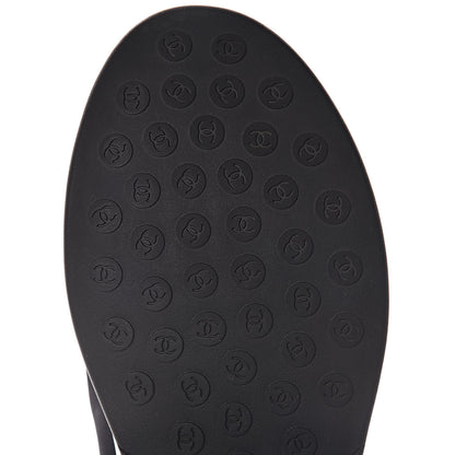 Chanel Lycra Womens CC Sneakers 40 Black 11 of 11