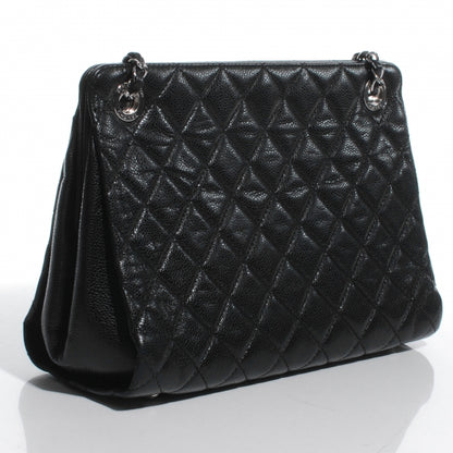 Chanel Caviar CC Timeless Shopping Tote Black 3 of 8
