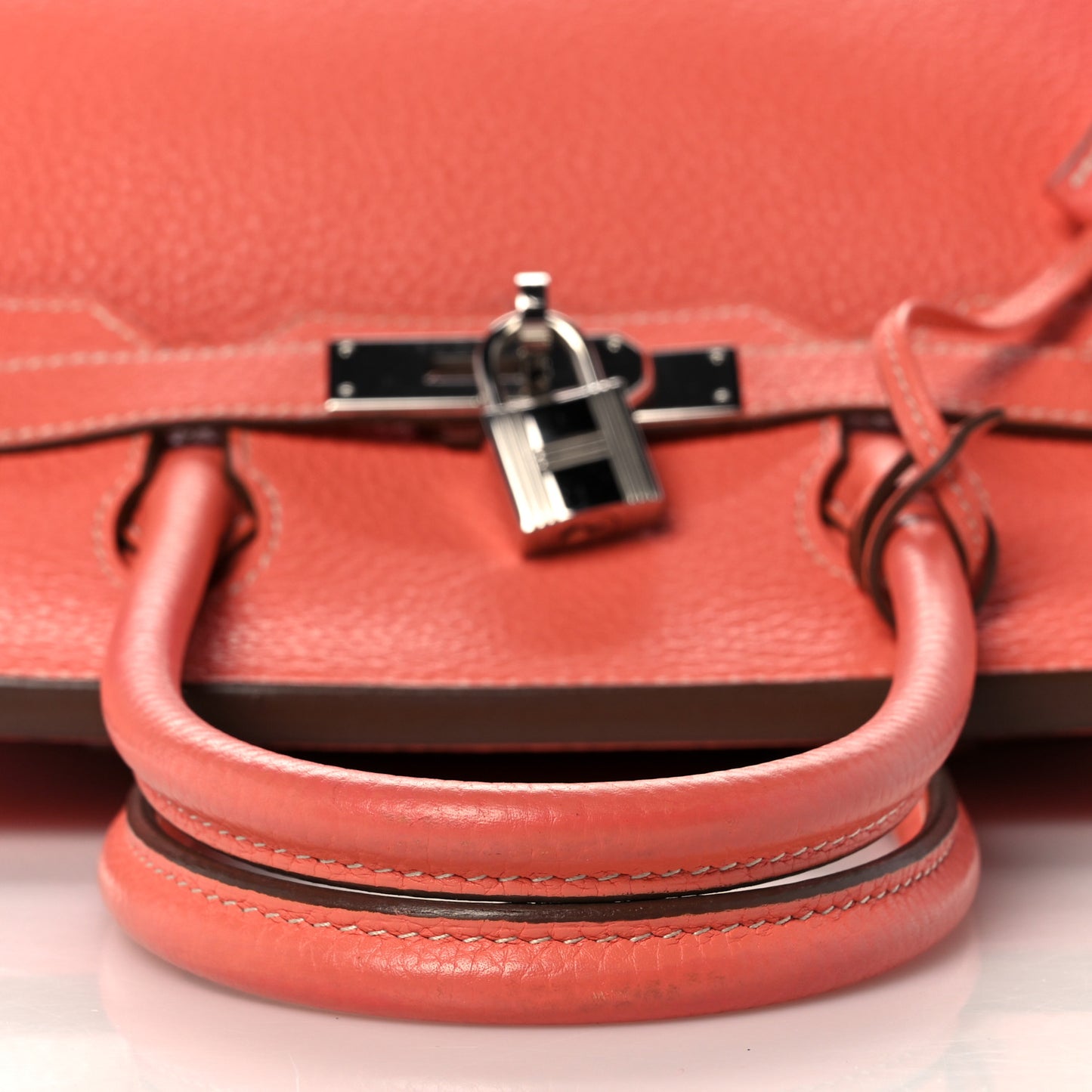 Taurillon Clemence Birkin 30 Crevette