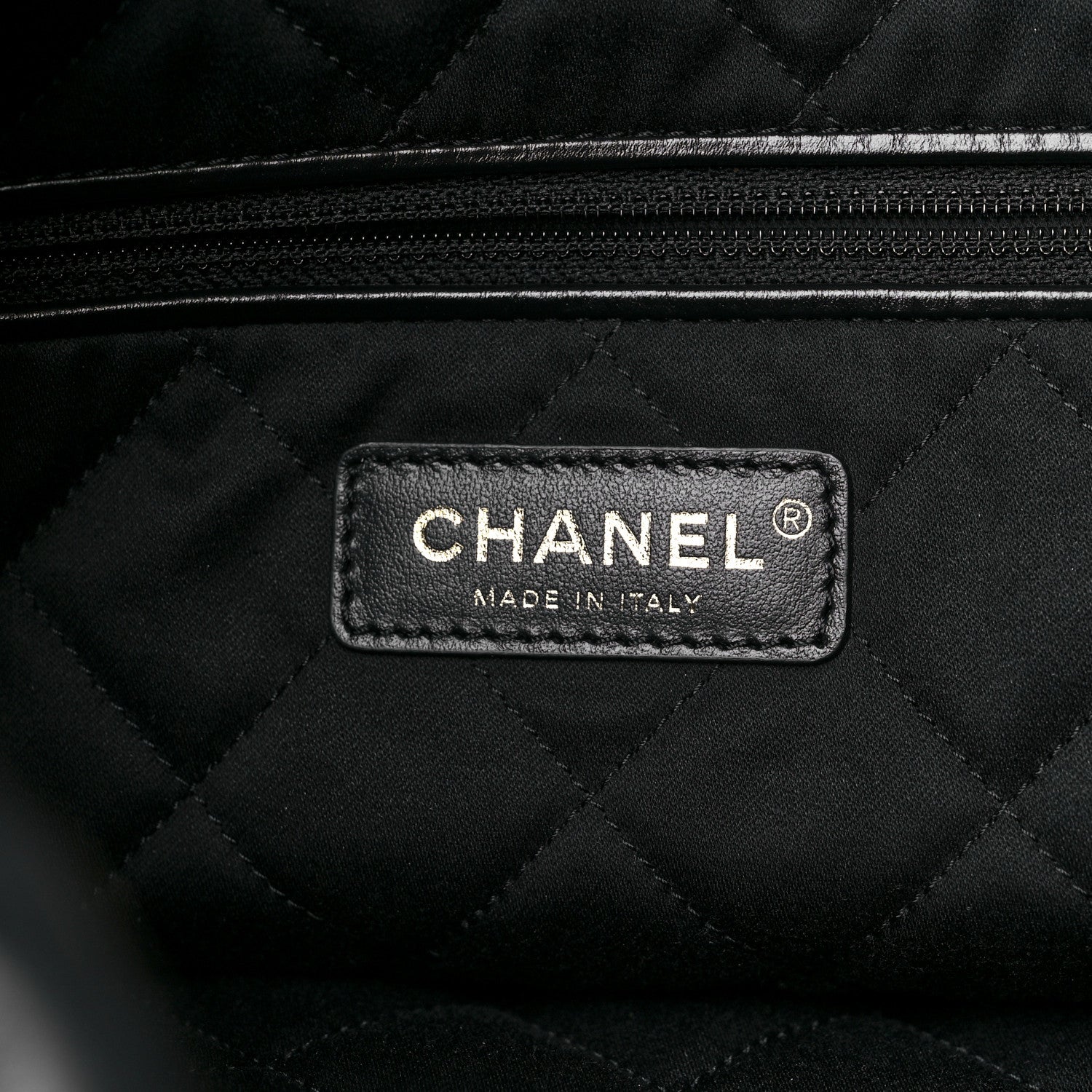 Chanel Shiny Calfskin Quilted Large Chanel 22 Black 7 of 11