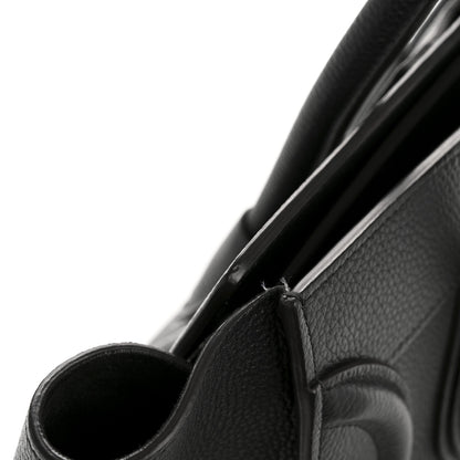 Celine Drummed Calfskin Micro Luggage Black 13 of 14