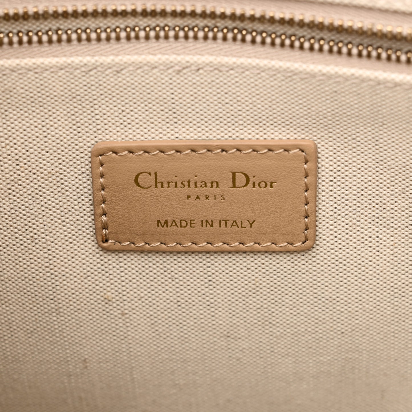 Oblique Calfskin Medium Book Tote With Strap Gold Multicolor Natural