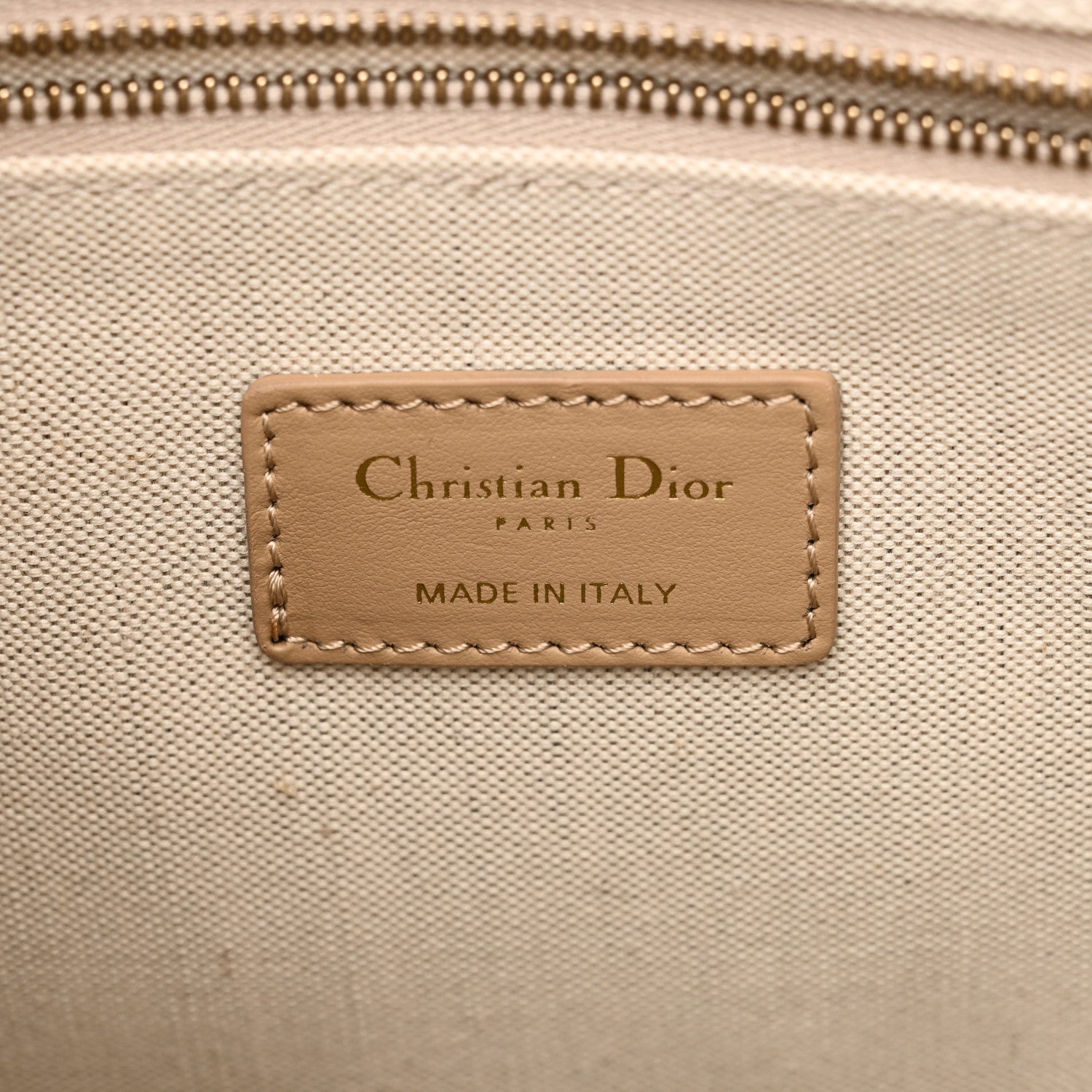 Christian Dior Oblique Calfskin Medium Book Tote With Strap Gold Multicolor Natural 6 of 9